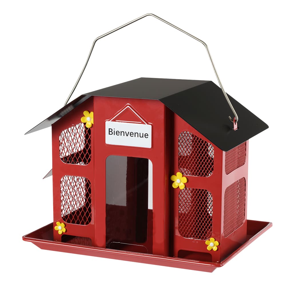 Mangeoire pour oiseaux maison 7 5/8 po