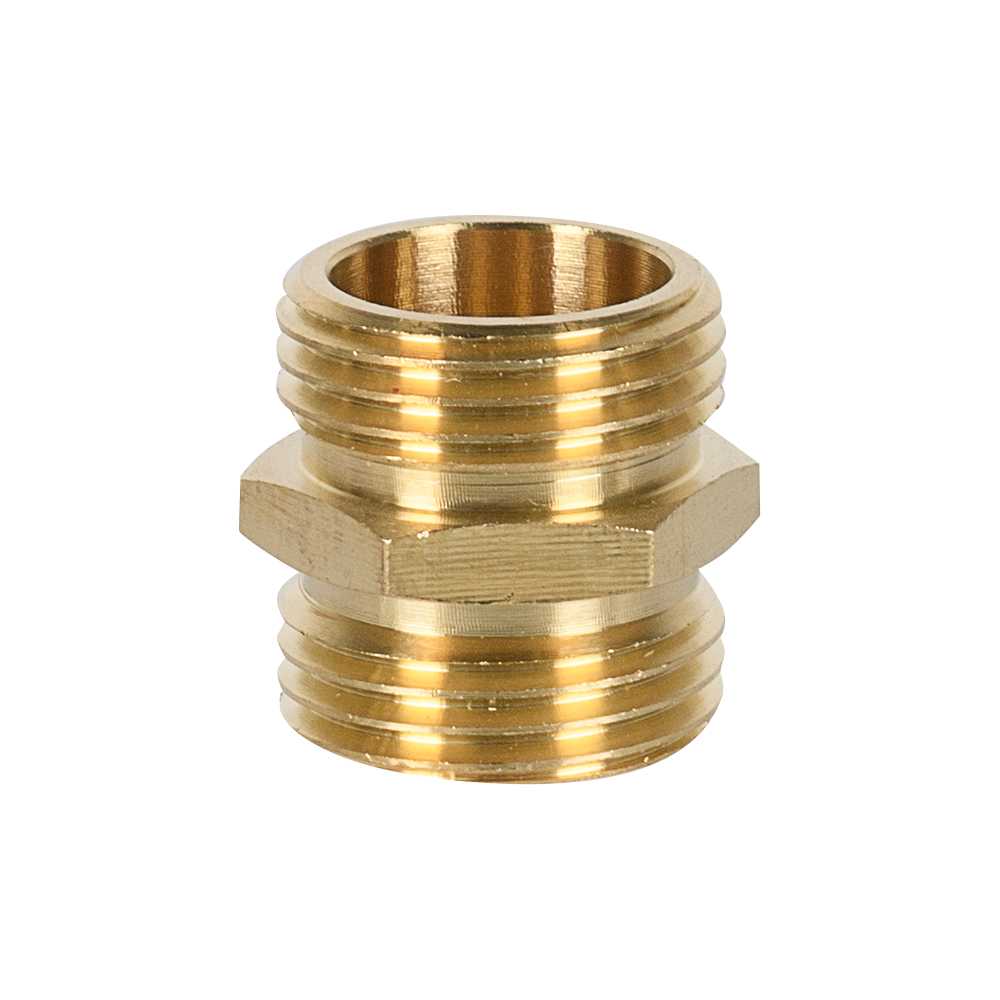 Raccord de tuyau d'arrosage 3/4 po x 3/4 po (M x M)