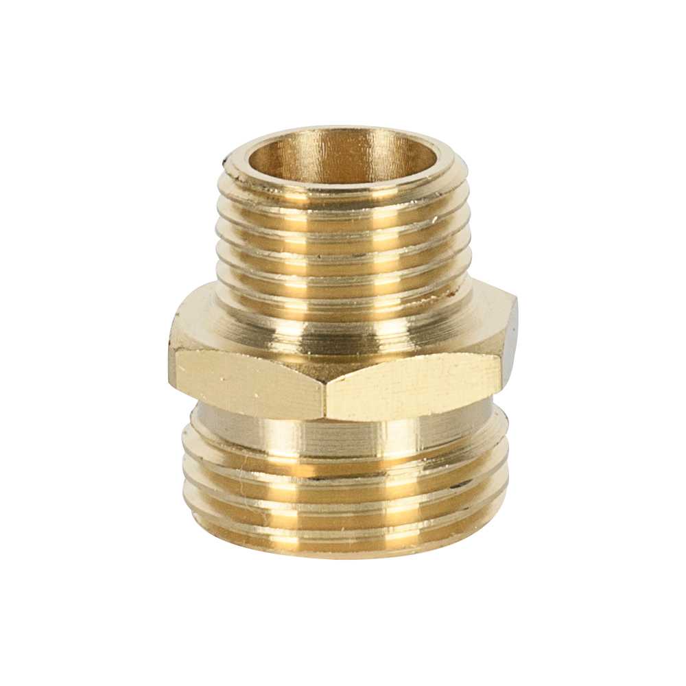 Raccord de tuyau d'arrosage 3/4 po GHT x 1/2 po NPT (M x M)