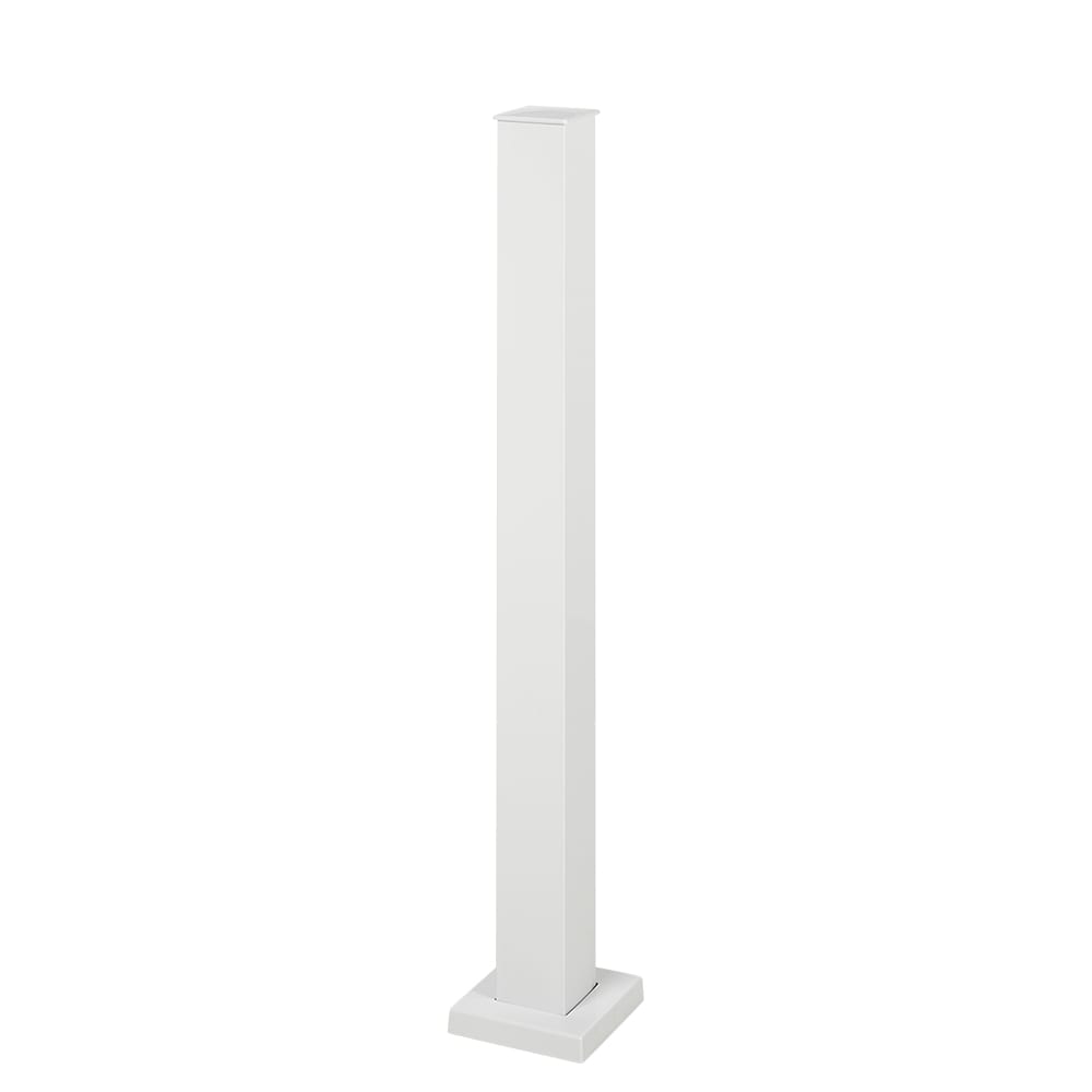 Pillar Aluminum Mounting Post White 42 in. x 2 1/2 in.