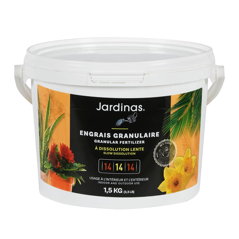 Engrais granulaire 14-14-14, 1,5 kg