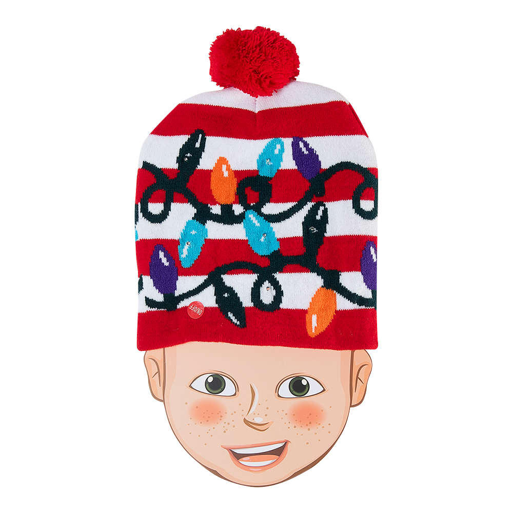 VERTUO Children's Christmas Light Hat