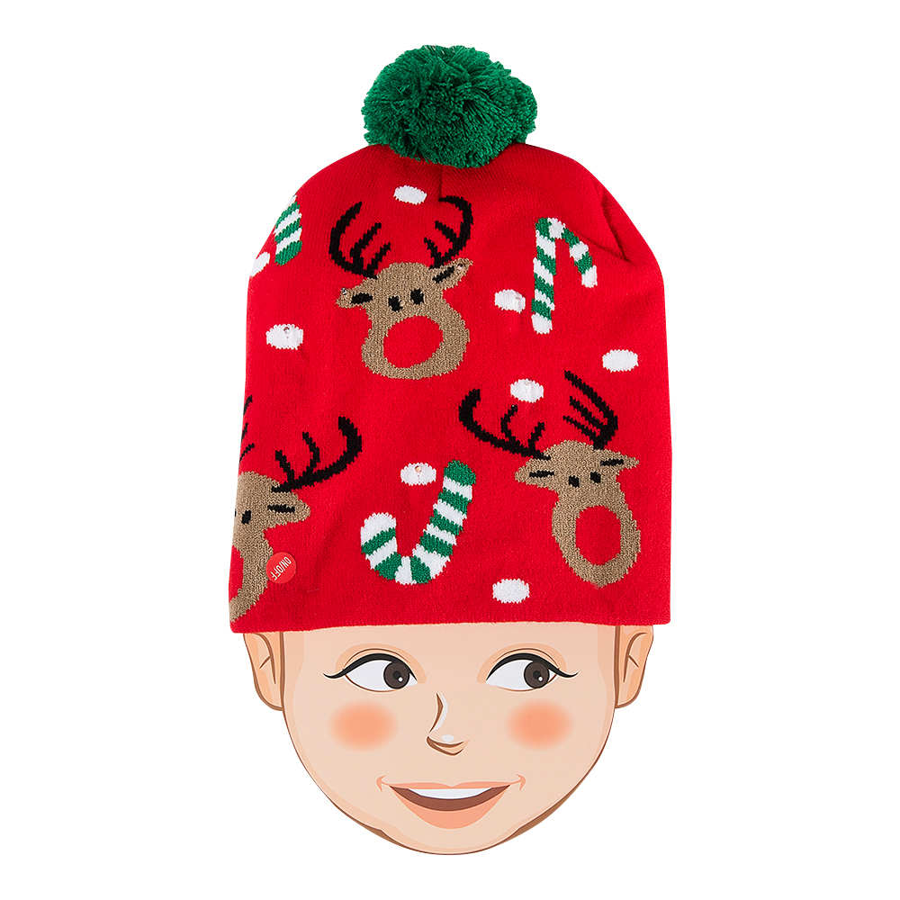 VERTUO Children's Christmas Light Hat