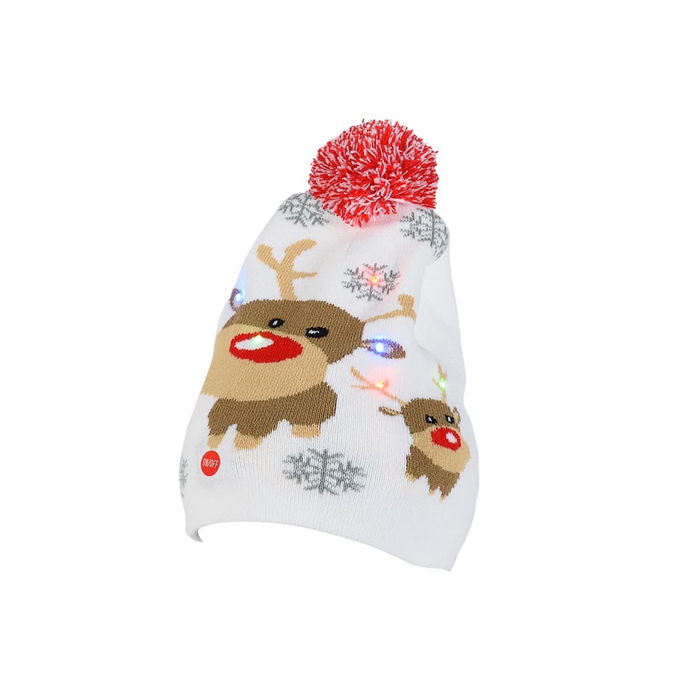 Tuque de Noël lumineuse enfant VERTUO