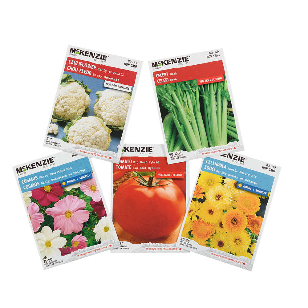 McKenzie Assorted Seeds Vegetable, Fruits, Flowers and Herbs
