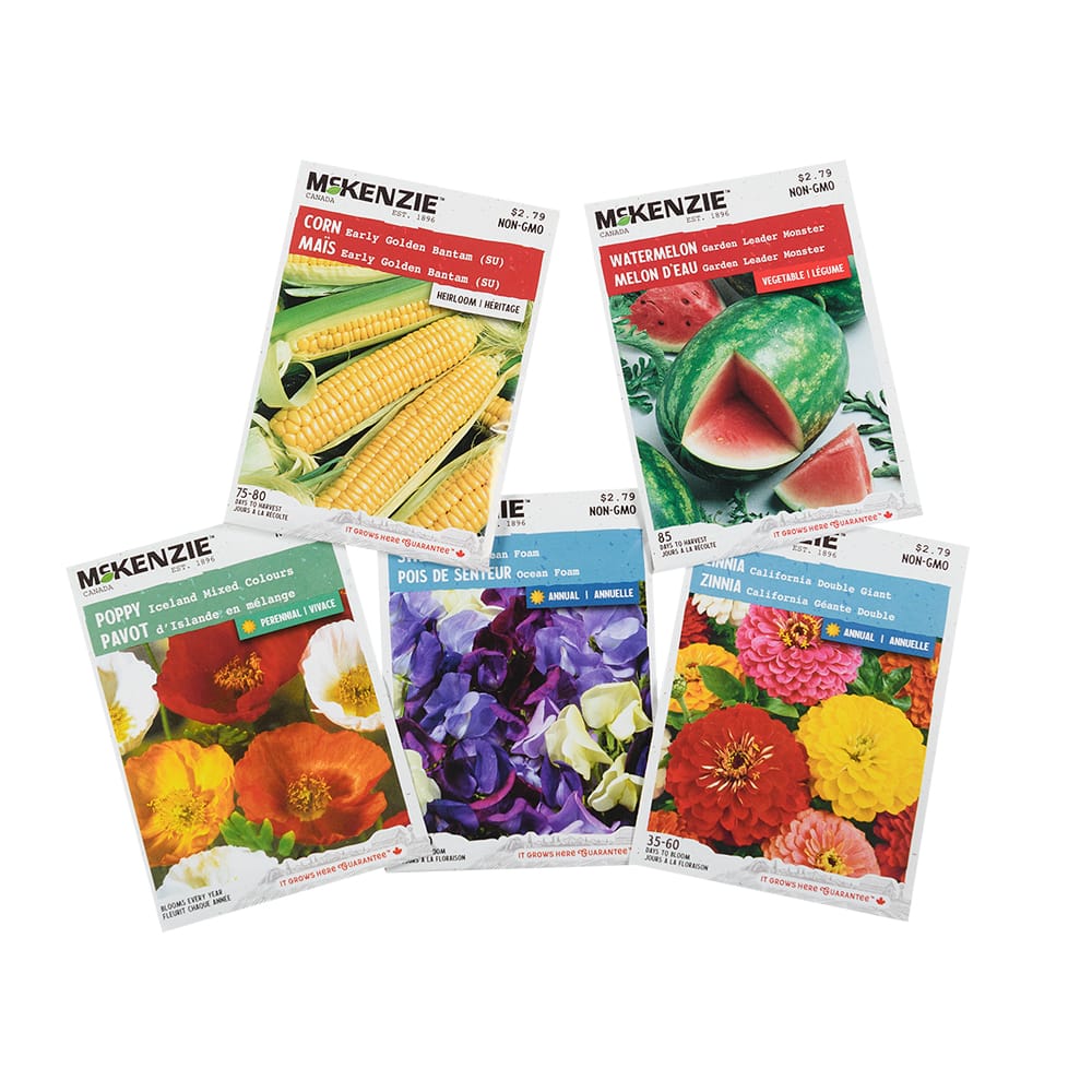 McKenzie Assorted Seeds Vegetable and Flowers
