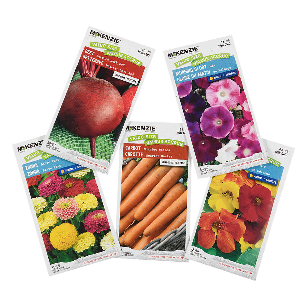 McKenzie Assorted Seeds Vegetable and Flowers
