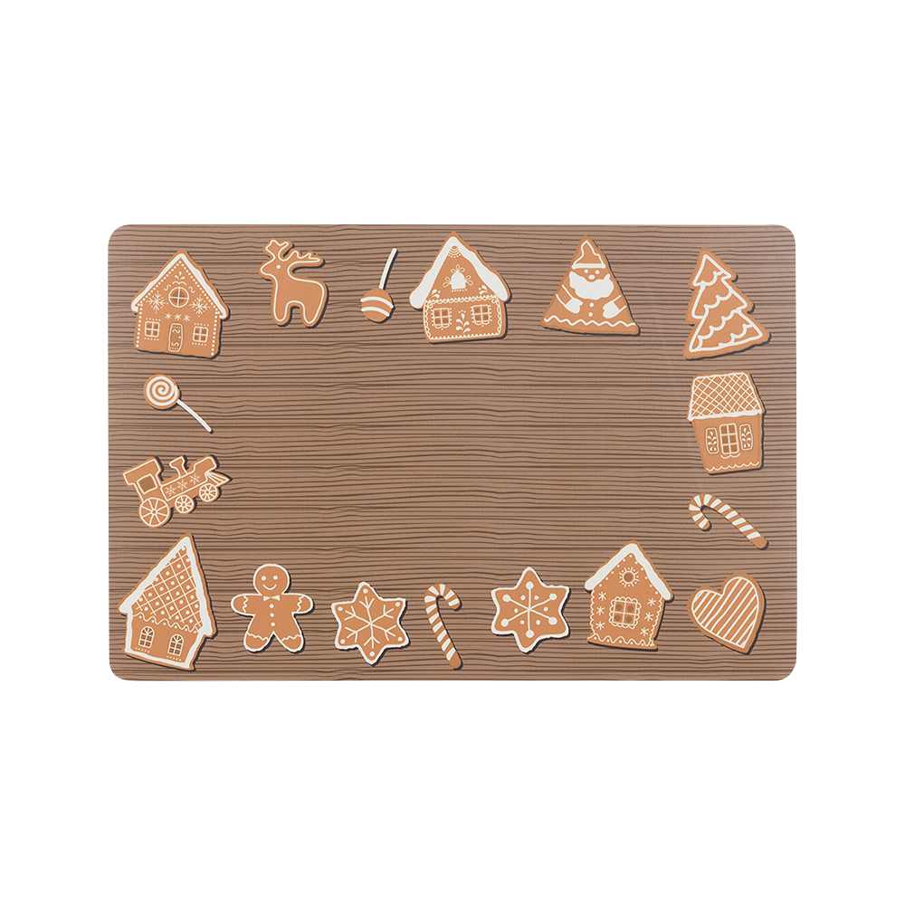 VERTUO Placemat Rectangular Gingerbread 17 3/4 in. x 11 3/4 in.
