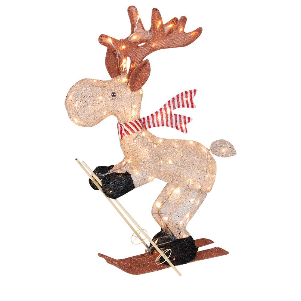 Orignal en skis illuminé 37 3/8 po VERTUO