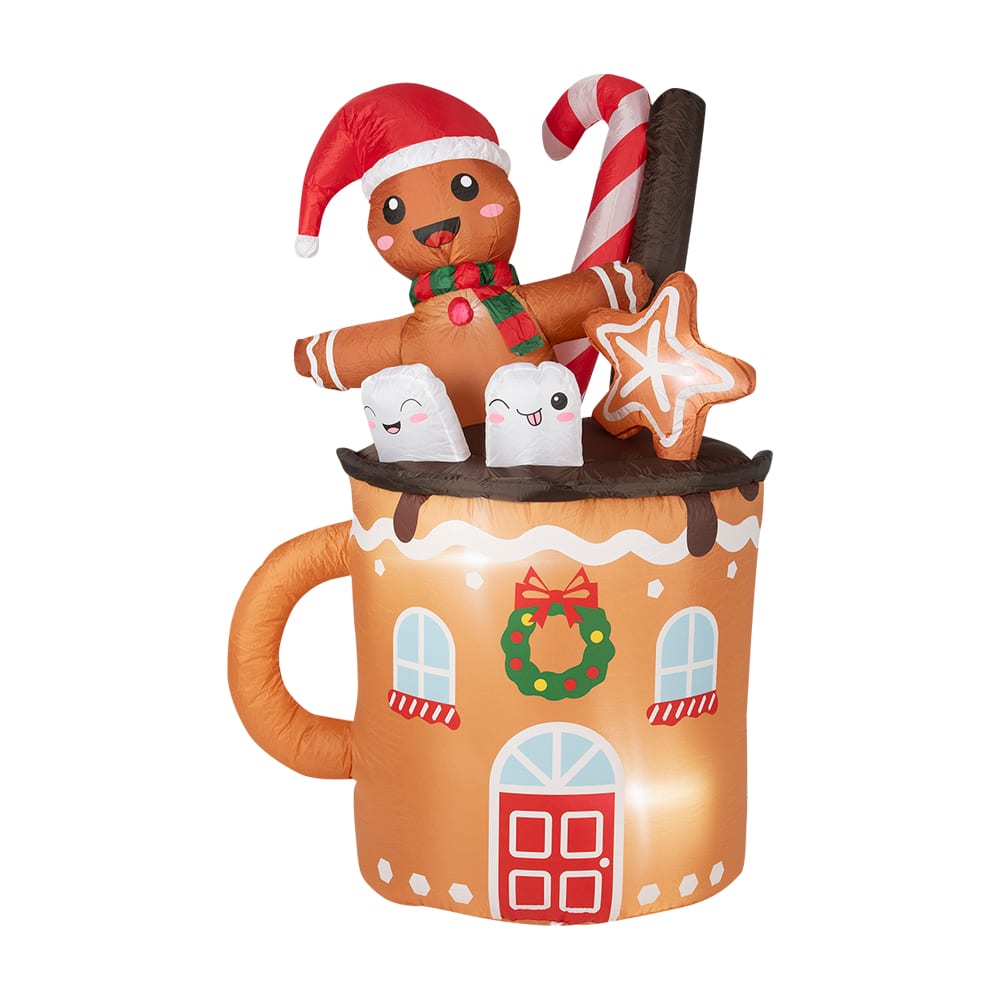 Tasse de chocolat chaud gonflable 5 pi 11 po VERTUO