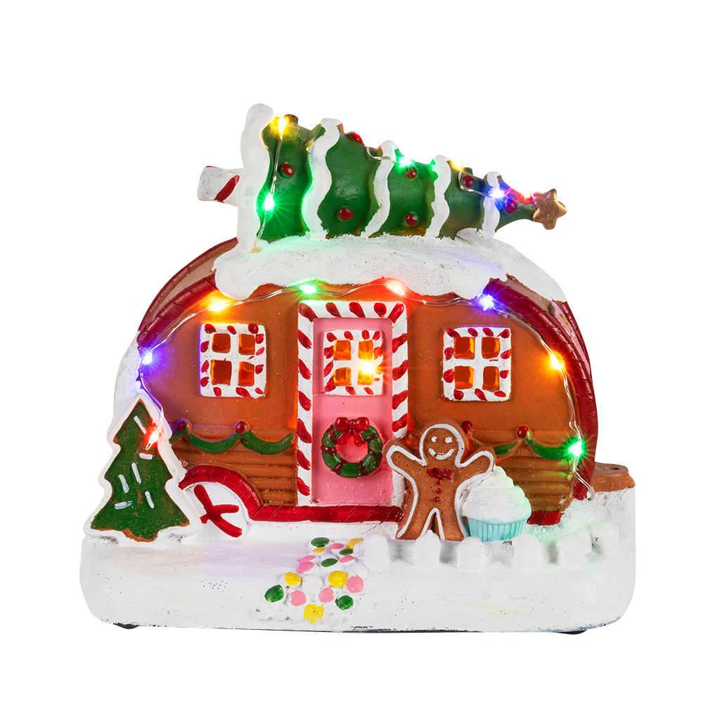 Campeur pain d'épices musical illuminé VERTUO