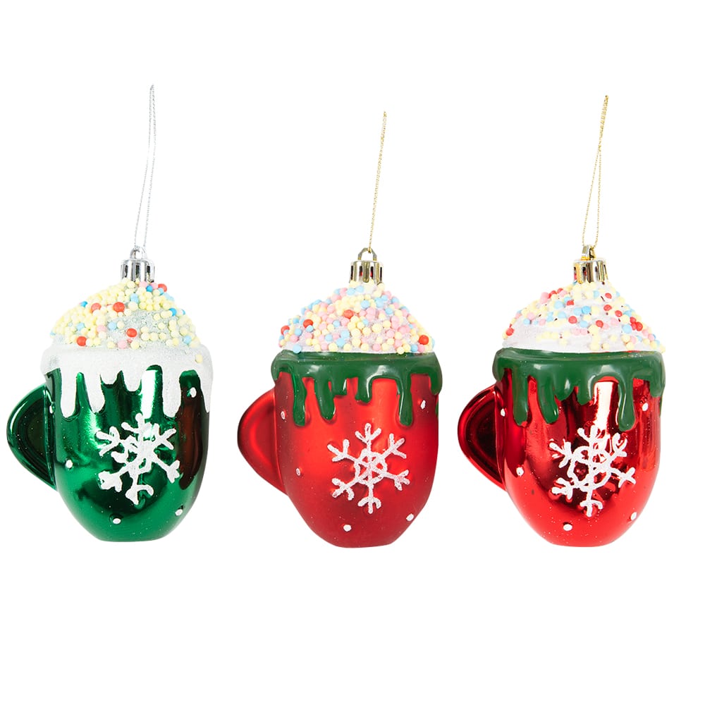 Ornements tasse Ens/3 VERTUO