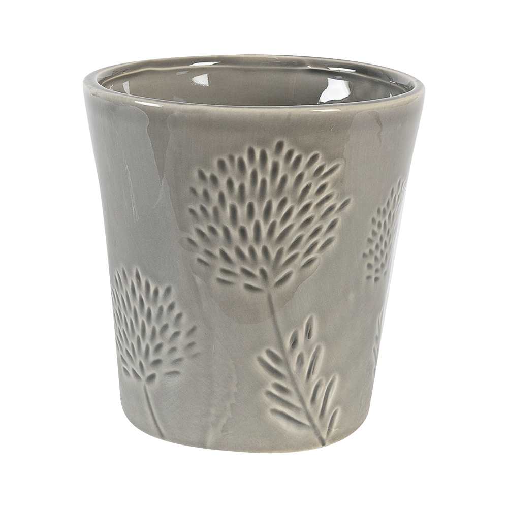 Cache-pot gris 5 1/4 po VERTUO