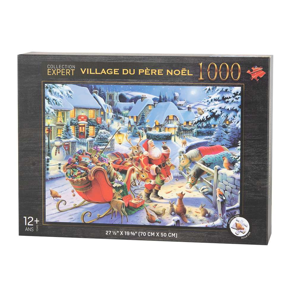 Casse-tête Village du Père Noël 1 000 morceaux