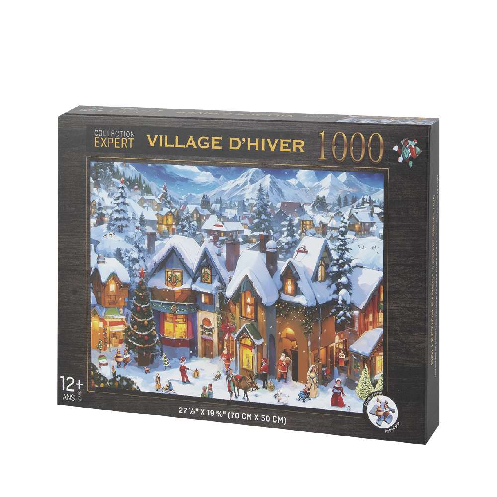 Casse-tête Village d'hiver 1 000 morceaux