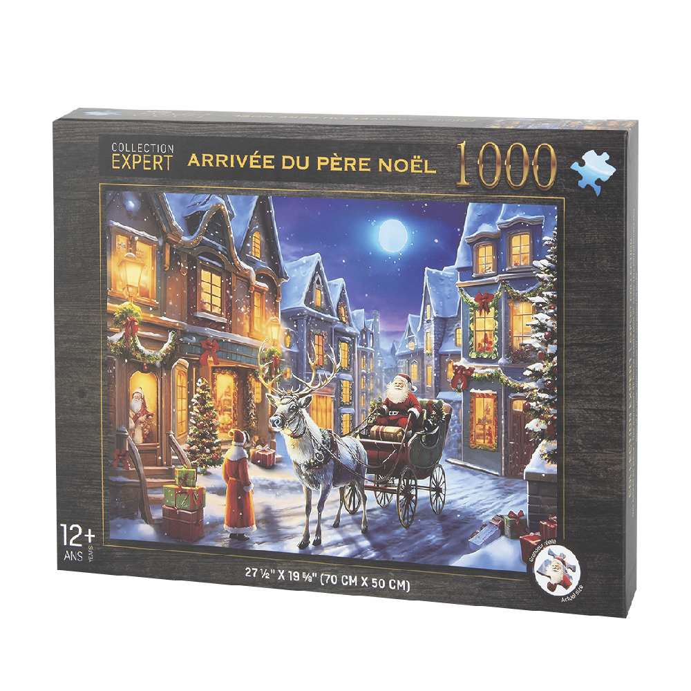 Casse-tête Arrivée du Père Noël 1 000 morceaux