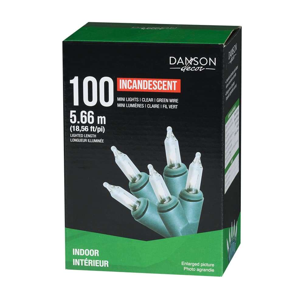 100 Mini Lights Set Clear