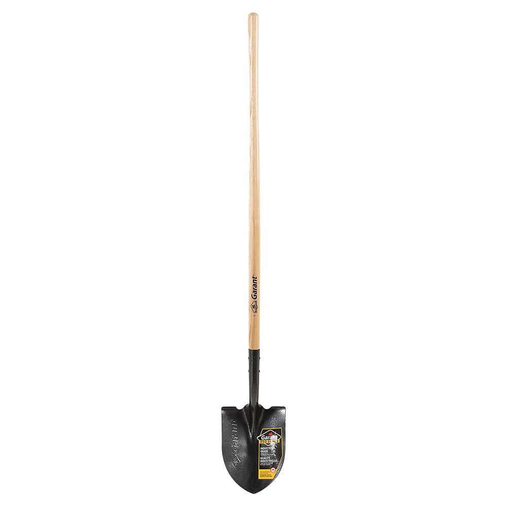 GARANT Pro Round Hardened Steel Shovel with Wooden Handle 61 in.
