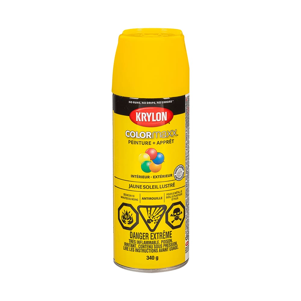 Colormaxx Paint & Primer Gloss Sun Yellow 340 g