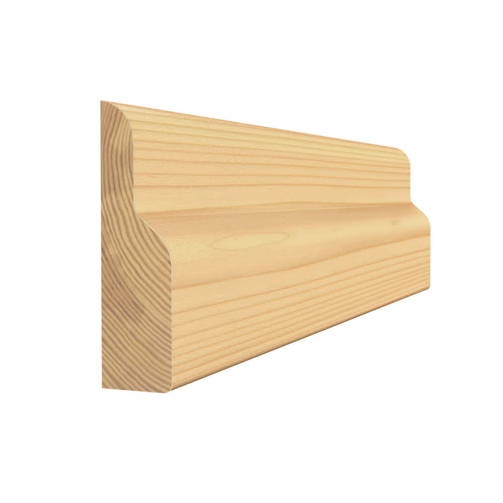 Colonial Clear Jointed Pine Door Stop 5/16 in. x 1 1/16 in. x 7 ft.