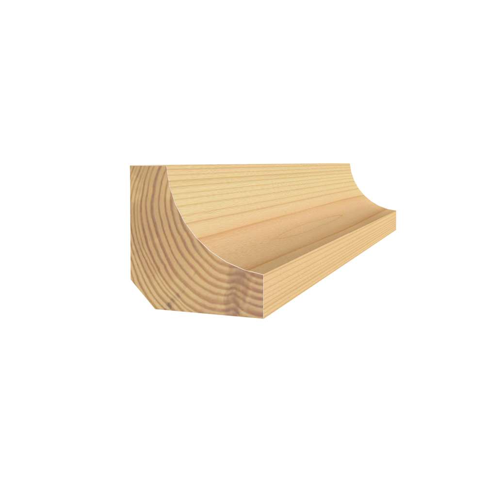 Clear Jointed Pine Cove Moulding - 11/16 in. x 11/16 in. x 8 ft.