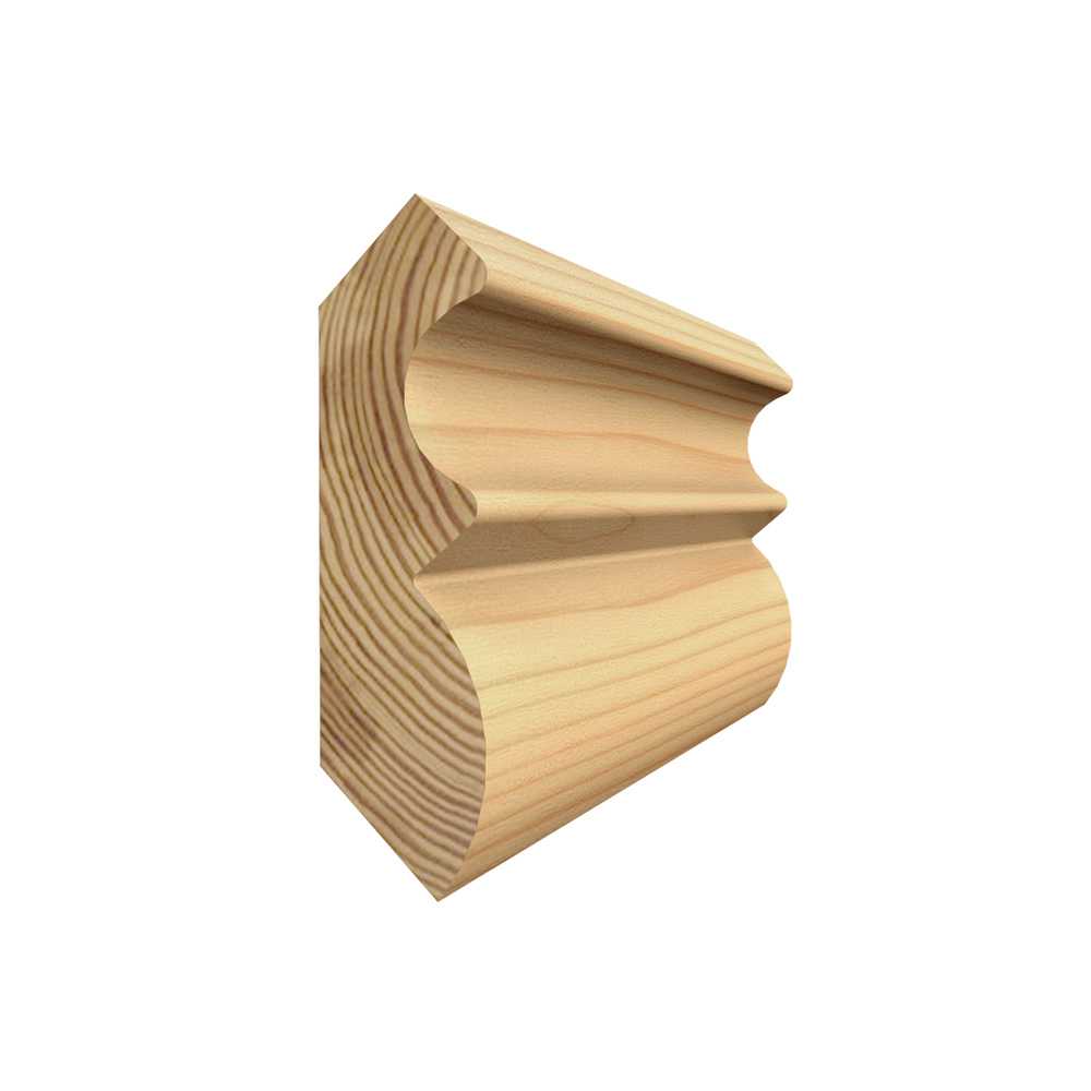 Clear Jointed Pine Crown 7/16 in. x 1 5/8 in. x 8 ft.