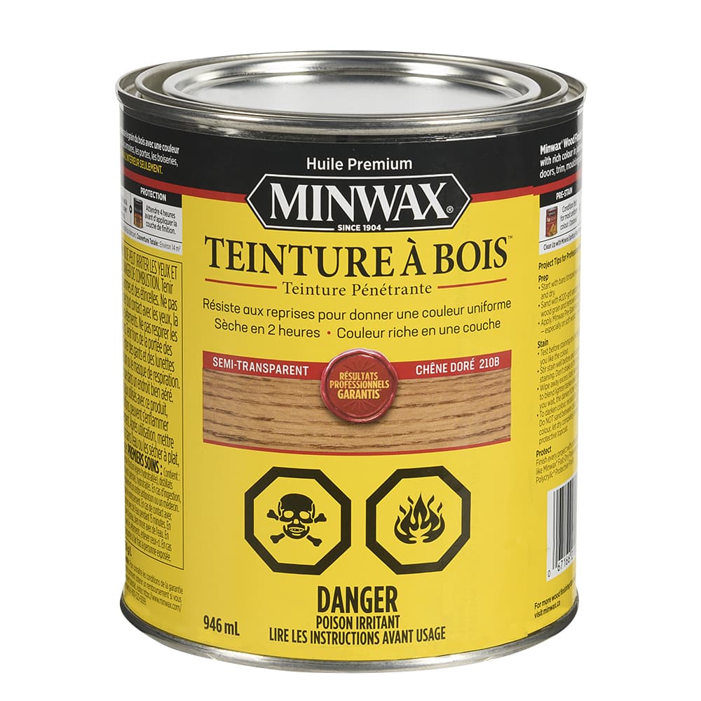 Teinture à l'huile chêne doré 946 ml