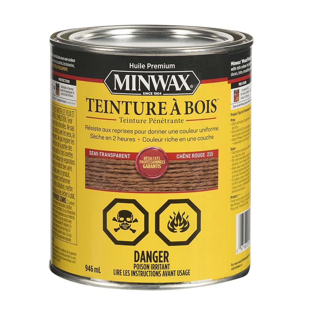 Teinture à l'huile chêne rouge 946 ml