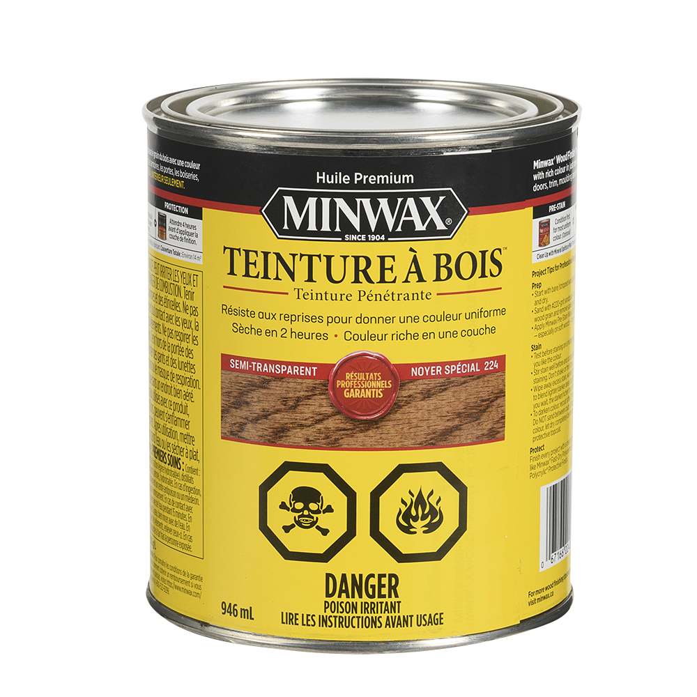 Teinture à l'huile noyer spécial 946 ml