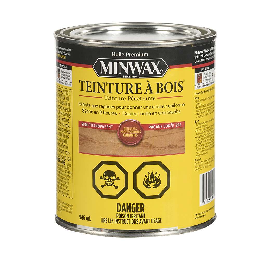 Teinture à l'huile pacane doré 946 ml