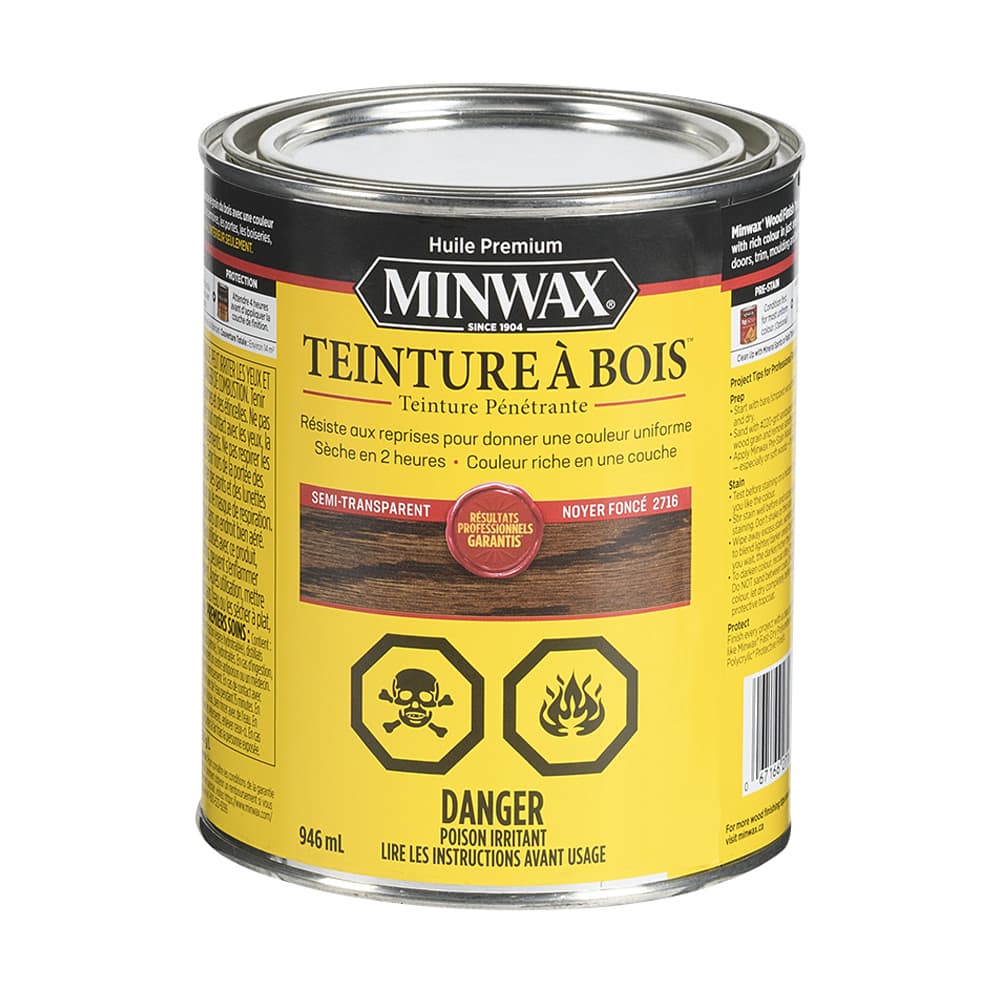 Teinture à l'huile noyer foncé 946 ml