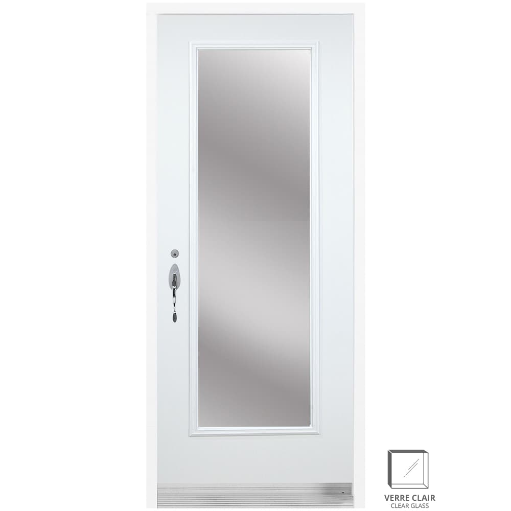 Porte en acier 34 po A13 droite