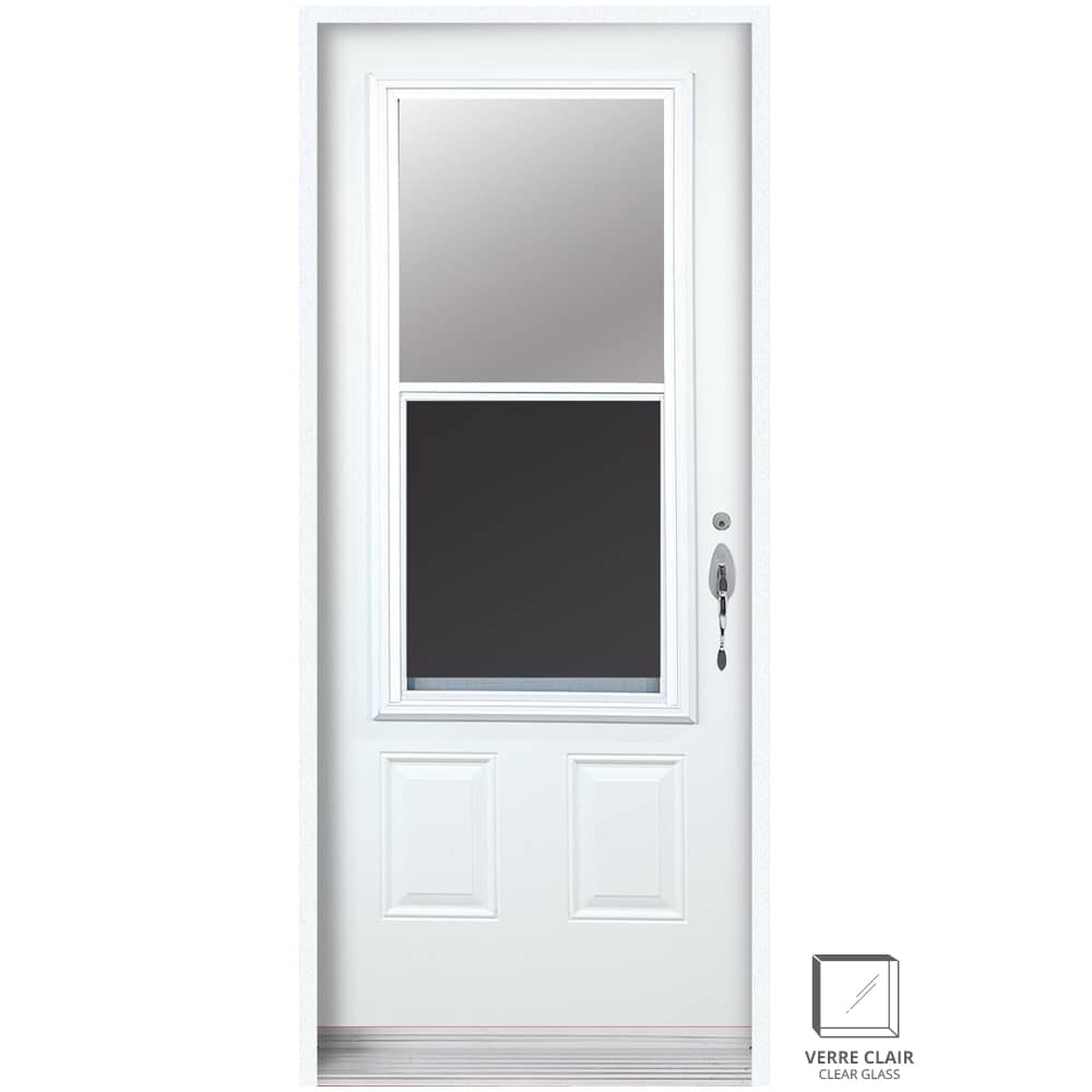 Porte en acier 34 po D03 gauche