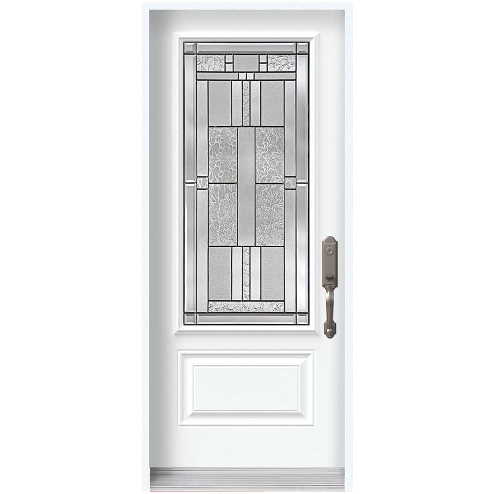 Porte en acier Cachet 34 po gauche