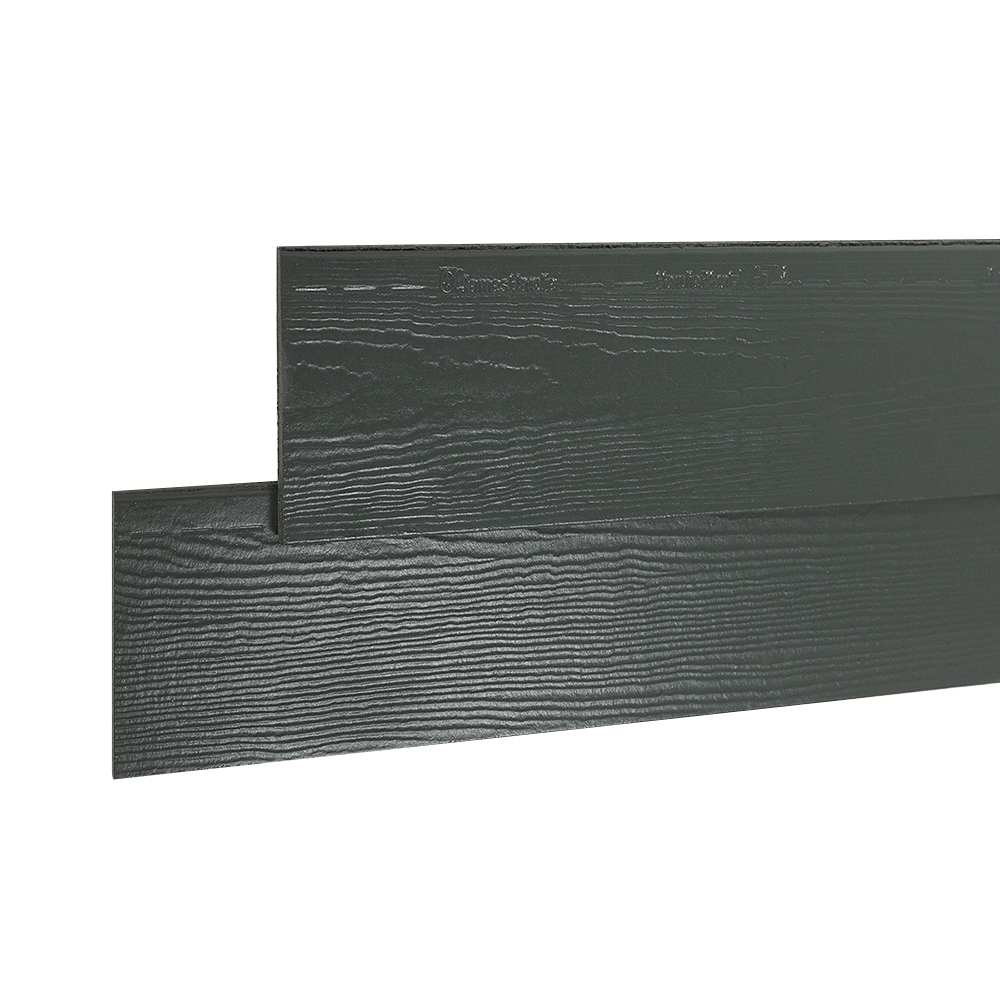 Revêtement en fibrociment gris fer 6 1/4 po x 12 pi