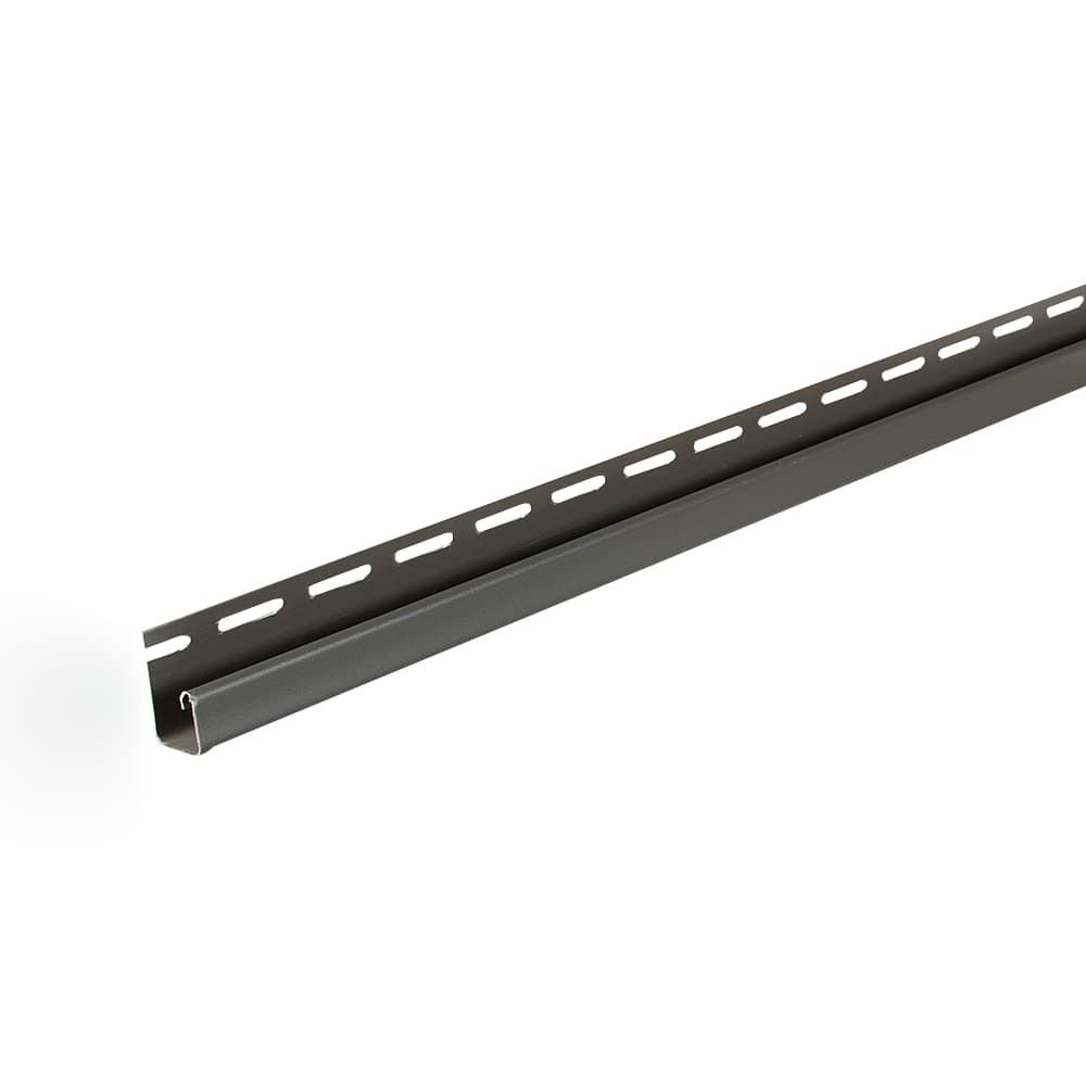 Moulure en J pour revêtement de vinyle Gris fer 5/8 po x 12 pi 6 po