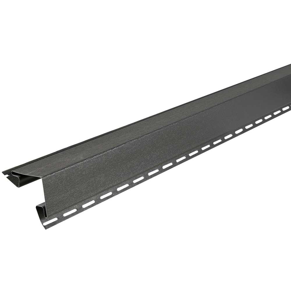 Coin extérieur pour revêtement de vinyle Gris fer 3 po x 10 pi
