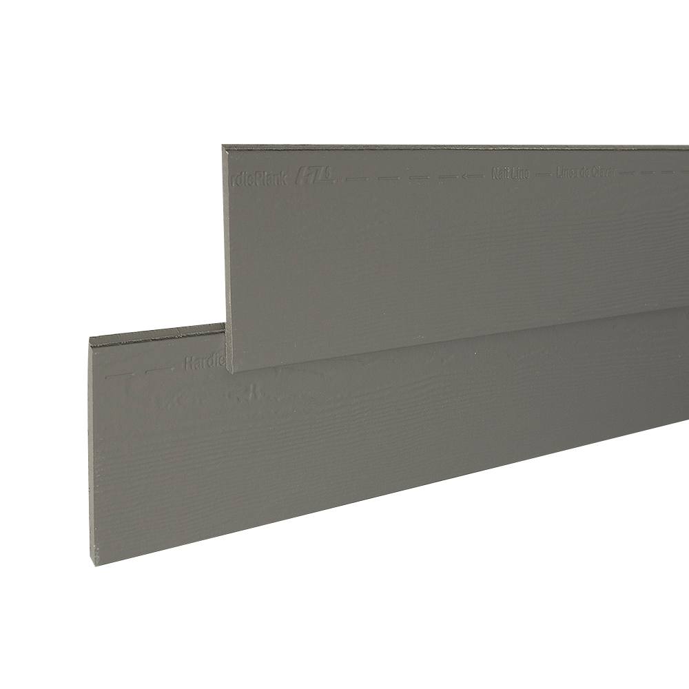 Revêtement en fibrociment étain 6 1/4 po x 12 pi