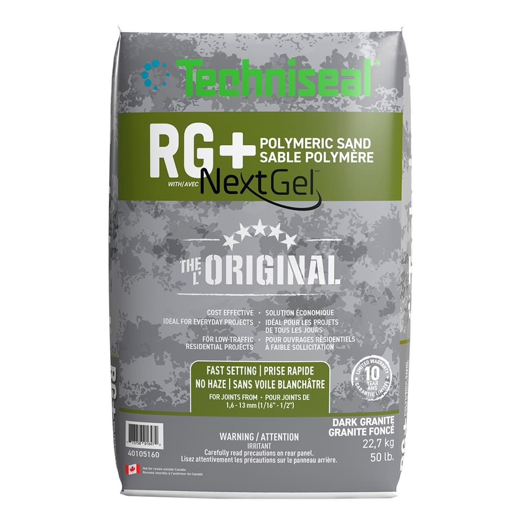 Sable polymère pour pavés RG+ granite 22,7 kg TECHNISEAL 