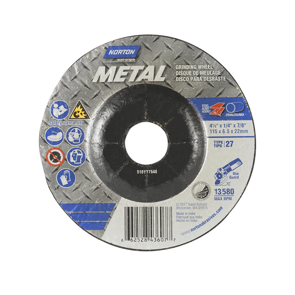 Disque de coupe pour rectifieuse 4 1/2 po