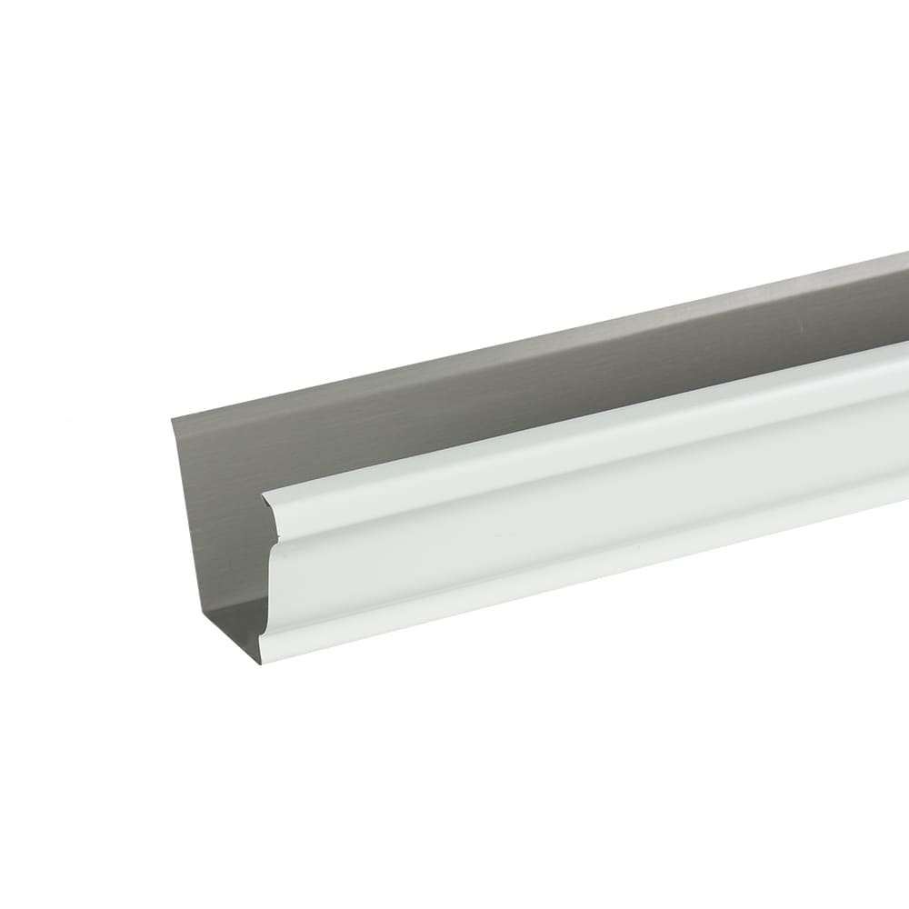 Gouttière en aluminium blanche 3 m