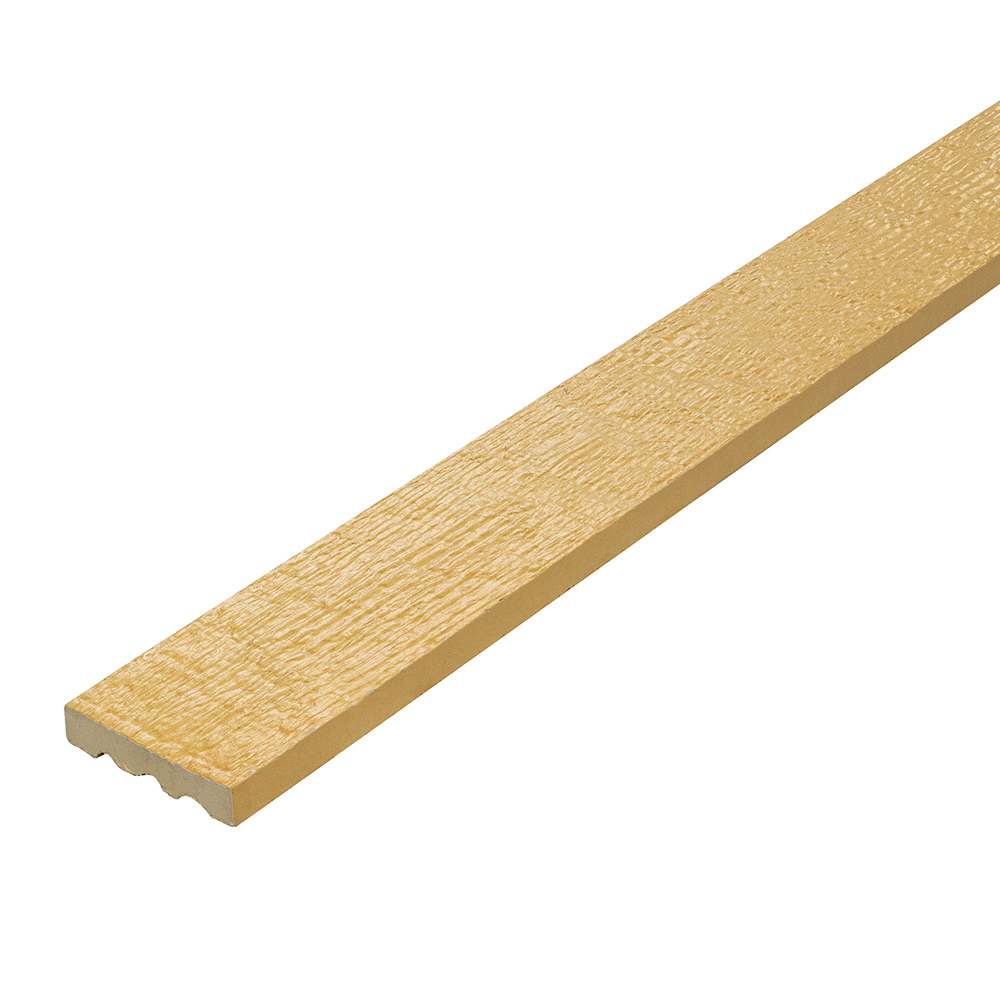 Moulure en fibrociment pour revêtement Expression 4 1/2 po x 12 pi sésame