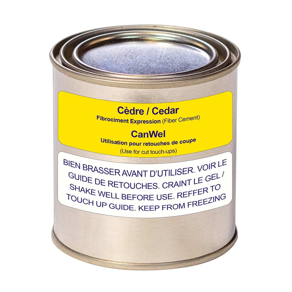 Peinture de retouche de COUPES pour revêtement en fibrociment Expression cèdre