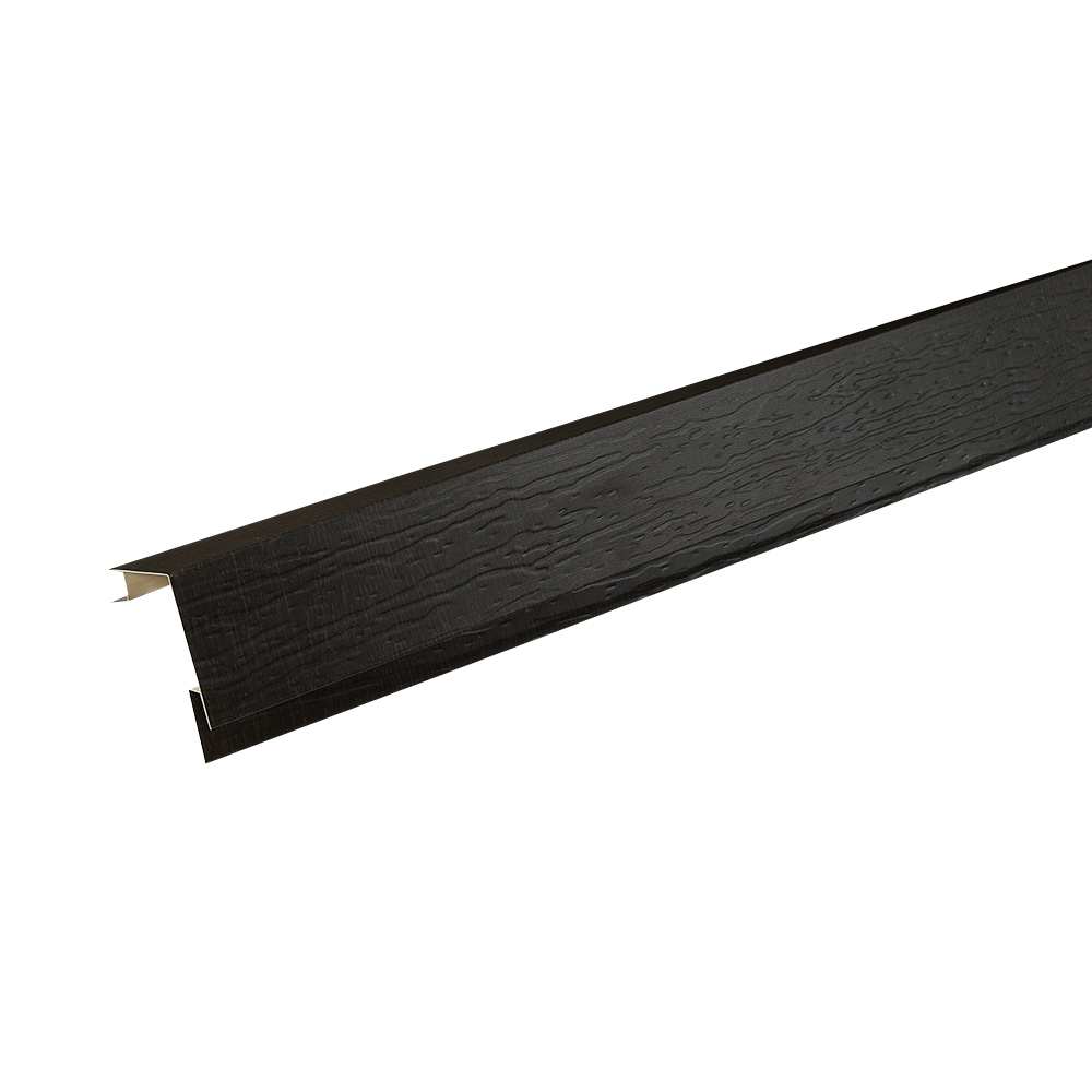 Coin extérieur en aluminium moka foncé 5/8 po x 10 pi