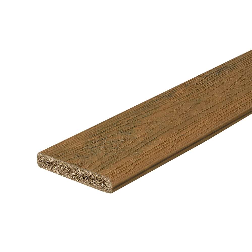 Trex Transcend Composite Patio Board Square Edge Havana Gold 5 1/2 in x 16 ft