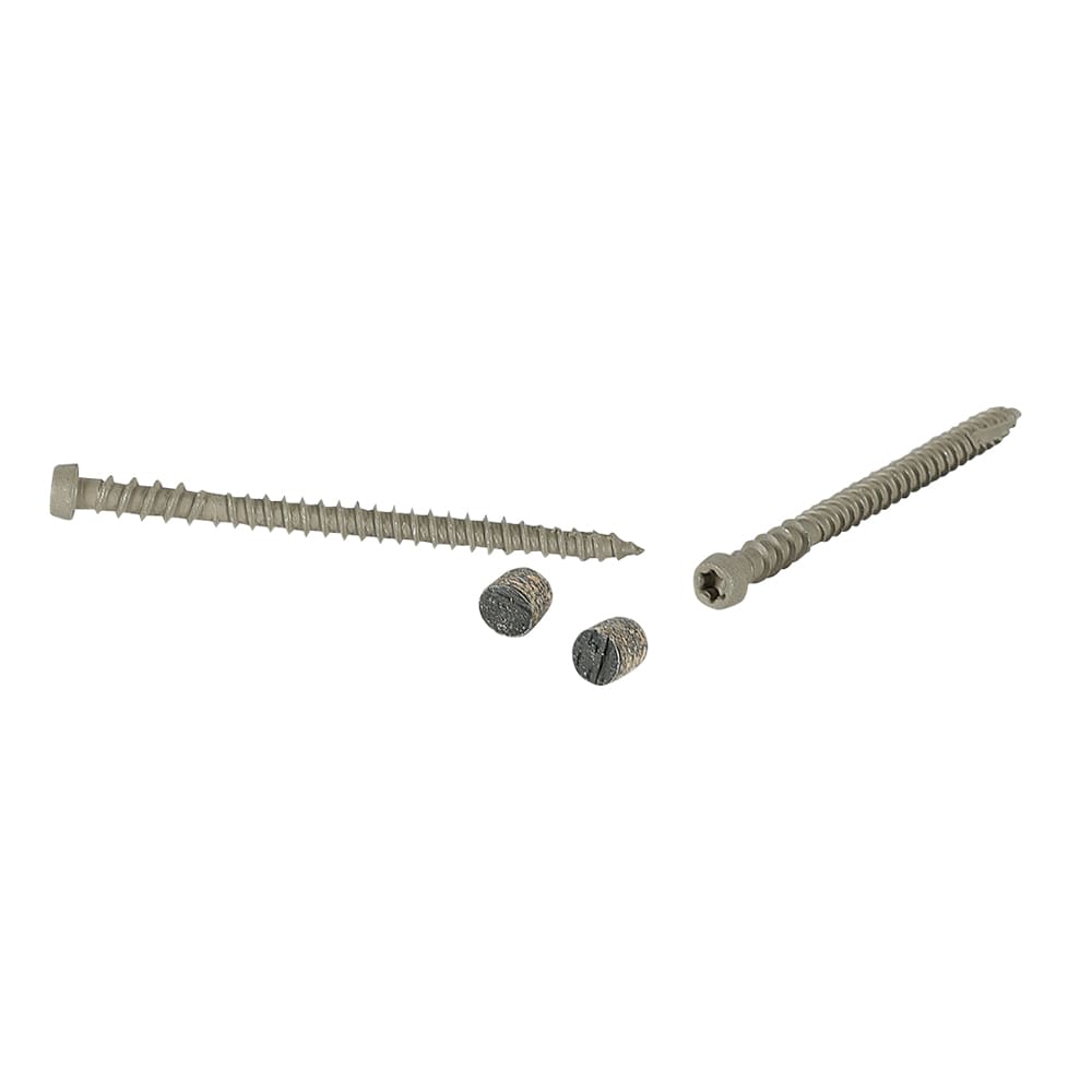 Vis et bouchons pour plancher composite Pro Plug Trex Clam Shell 2 3/4 po Pqt/150