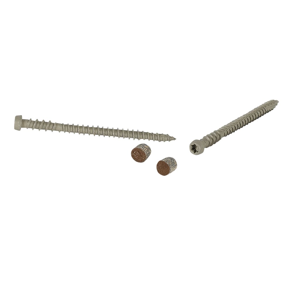 Vis et bouchons pour plancher composite Pro Plug Trex Saddle 2 3/4 po Pqt/150