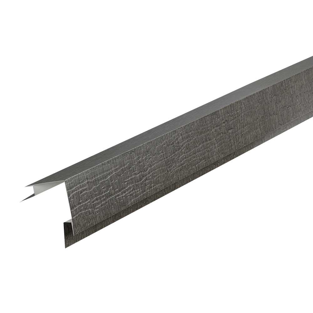 Coin extérieur en aluminium charbon 5/8 po x 9 pi 6 po