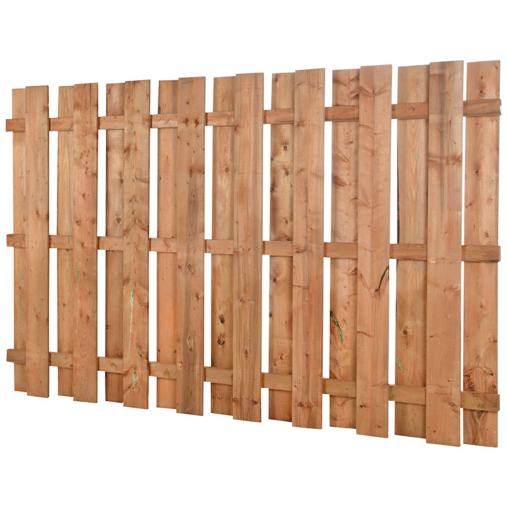 Square Brown Treated Wood Fence 5 ft. x 8 ft.