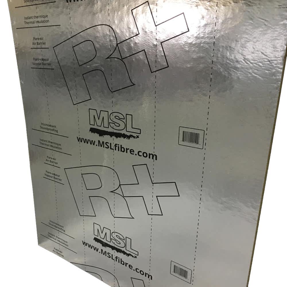 MSL-R+ Insulating and Acoustic Panel 1/2 in. x 4 ft. x 8 ft. 1 in.